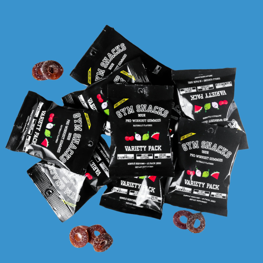 
                  
                    Pre-Workout Gummy Rings: Sour Variety Pack (10 Servings)
                  
                