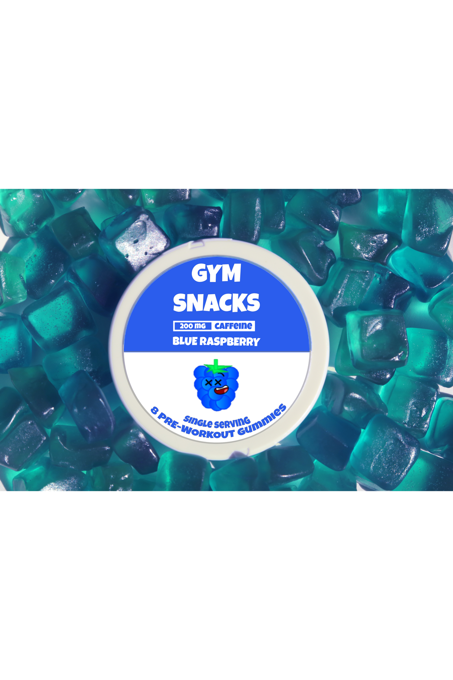 Blue Raspberry Pre-Workout Gummies 10 Pack